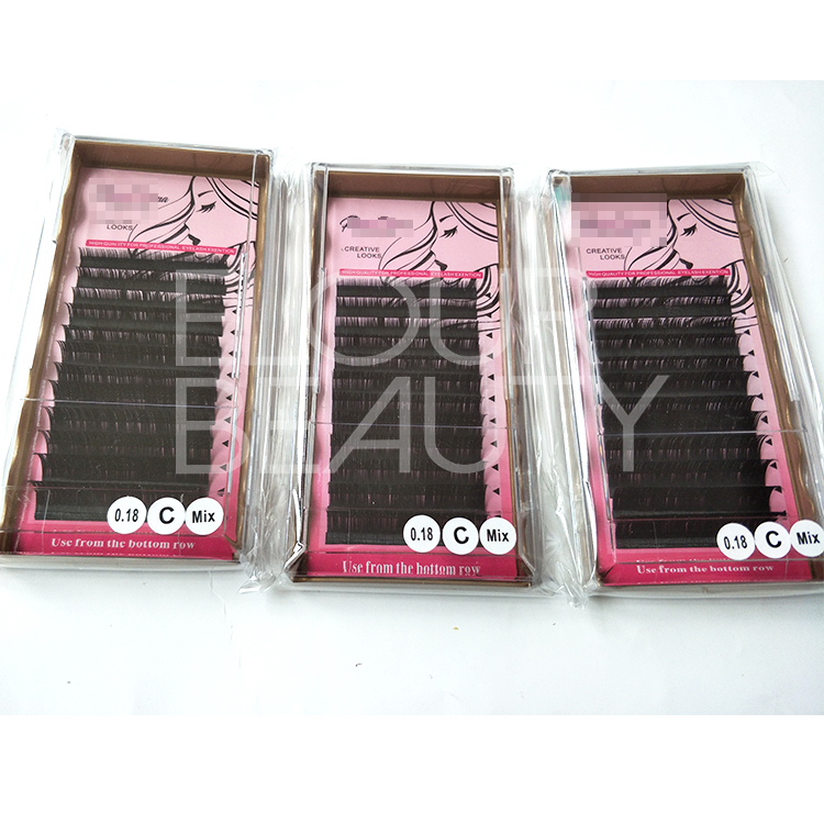 Mixed tray novalash best eyelash extensions nyc wholesale ED119